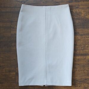 Sandra Angelozzi Made In Canada Size 36 Neutral Lined Skirt